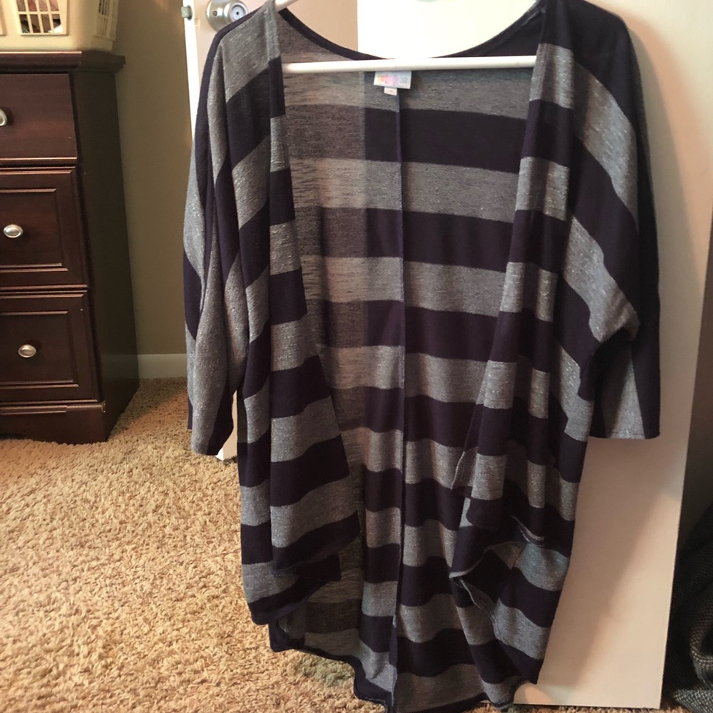Lularoe Striped Cardigan